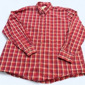 Cabela’s Men’s Size 2XL Red Plaid Top